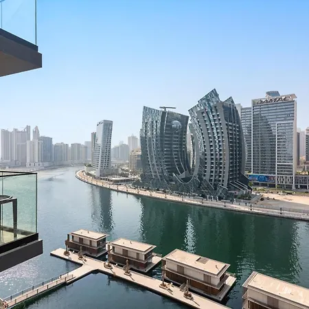 Furnished Apartment Binghatti Canal - Burj Khalifa View, Dubai Exterior photo