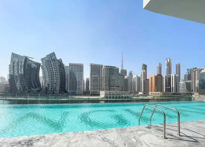 Furnished Apartment Binghatti Canal - Burj Khalifa View, Dubai