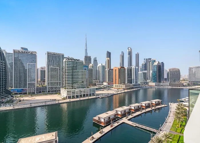 Furnished Apartment Binghatti Canal - Burj Khalifa View, Dubai